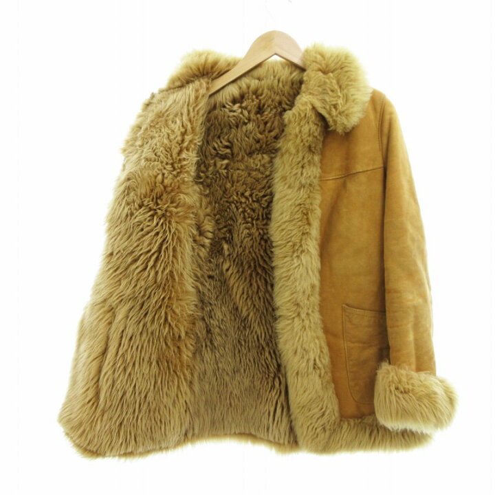 楽天市場】【中古】コルザー COLZER ムートンコート レザー スエード 