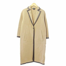 【中古】アーペーセー A.P.C. ウール チェスターコート ジャケット ウール 1 ベージュ 0213 IBO65 レディース 【ベクトル 古着】 250213