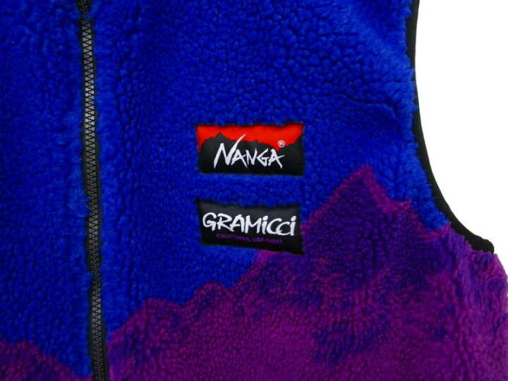 楽天市場】【中古】ナンガ NANGA ×GRAMICCI 美品 フリースベスト GUJK2 