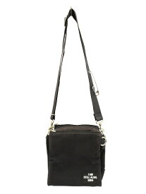 【中古】マスターピース MSPC ×ALMOSTBLACK オールモストブラック shoulder bag ショルダーバッグ ブラック BAG カバン 鞄 メンズ 【ベクトル 古着】 240323