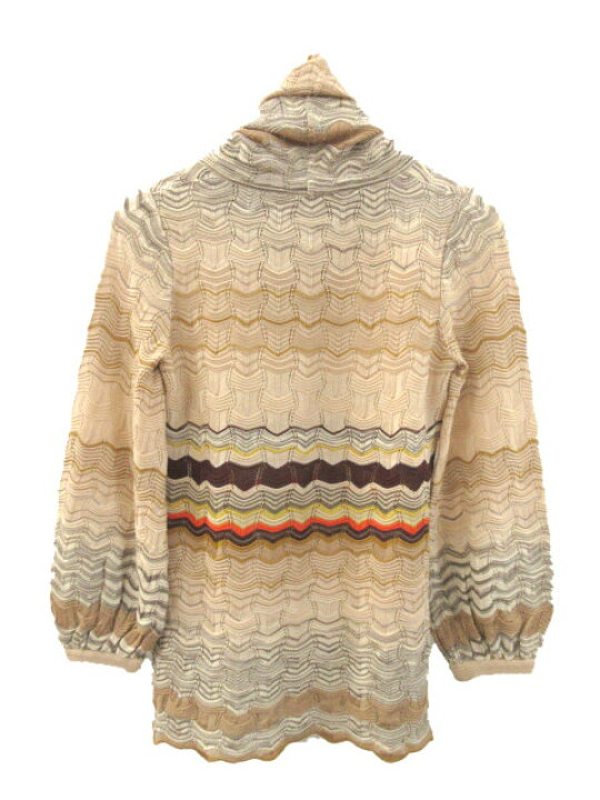楽天市場】【中古】ミッソーニ MISSONI ニット 編み ピンク ボーダー 
