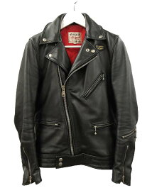 【中古】ルイスレザー LEWIS Leathers 441T サイクロン タイトフィット CYCLONE TIGHT FIT レザー ライダース ジャケット ブラック 32 メンズ 【ベクトル 古着】 250612