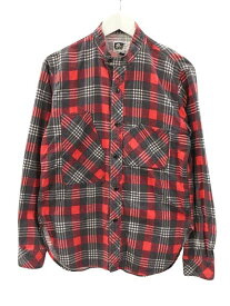 【中古】エンジニアードガーメンツ Engineered Garments ネペンテス チェック柄 長袖 ボタンシャツ S 赤 レッド ネルシャツ トップス メンズ 【ベクトル 古着】 250810