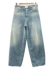【中古】HAIKURE ハイクル BETHANY ワイドデニムパンツ 2369100701 インディゴブルー 25 ジーンズ ボトムス レディース 【ベクトル 古着】 260604