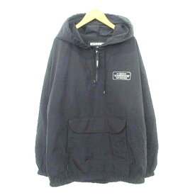 【中古】アークテリクス ARC'TERYX 美品 atom アトム ar hoody フーディ ワンポイント ロゴ ジップアップ ナイロン 厚手 S/P 約Sサイズ 紺 ネイビー レディース 【ベクトル 古着】 240507