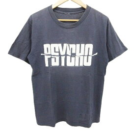 【中古】アンダーカバー UNDERCOVER 99ss 半袖 Tシャツ OKZ ロゴ プリント クルーネック カットソー トップス 薄手 Mサイズ紺 ネイビー レディース 【ベクトル 古着】 240516