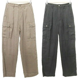 【中古】スピック&スパン Spick&Span 23SS ウォッシャブル ツイル カーゴ パンツ 2点セット 36 黒 カーキ 【ベクトル 古着】 250907