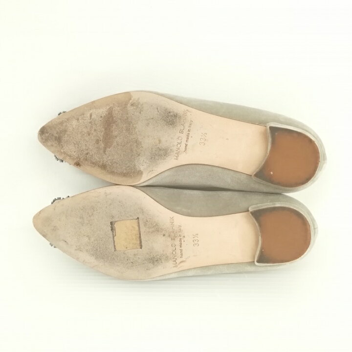楽天市場】【中古】マノロブラニク MANOLO BLAHNIK HANGISI FLAT 