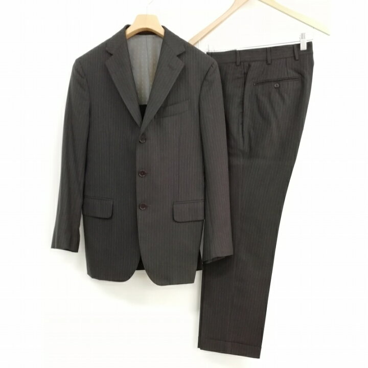 楽天市場】【中古】ボリオリ BOGLIOLI ストライプ シングル 3B スーツ 