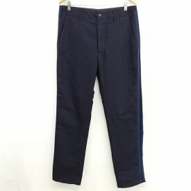 【中古】エンジニアードガーメンツ Engineered Garments prospect pant サイドライン ウール サージパンツ トラウザーパンツ アメリカ製 34 ネイビー メンズ 【ベクトル 古着】 250313