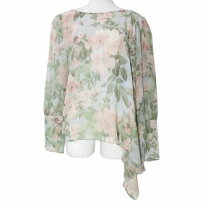 楽天市場】シルク ブラウス（柄花・植物）（レディースファッション 