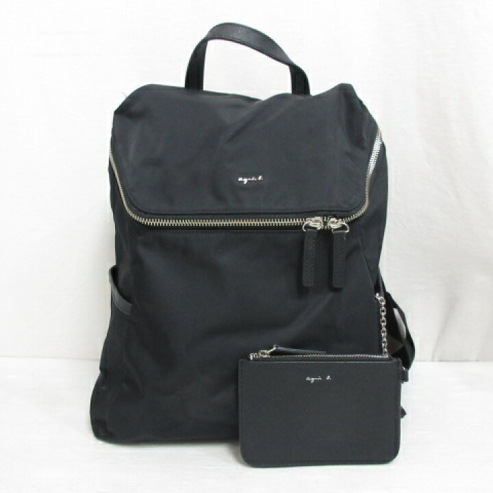 楽天市場】【中古】アニエスベー agnes b. ナイロン ミニ リュック  