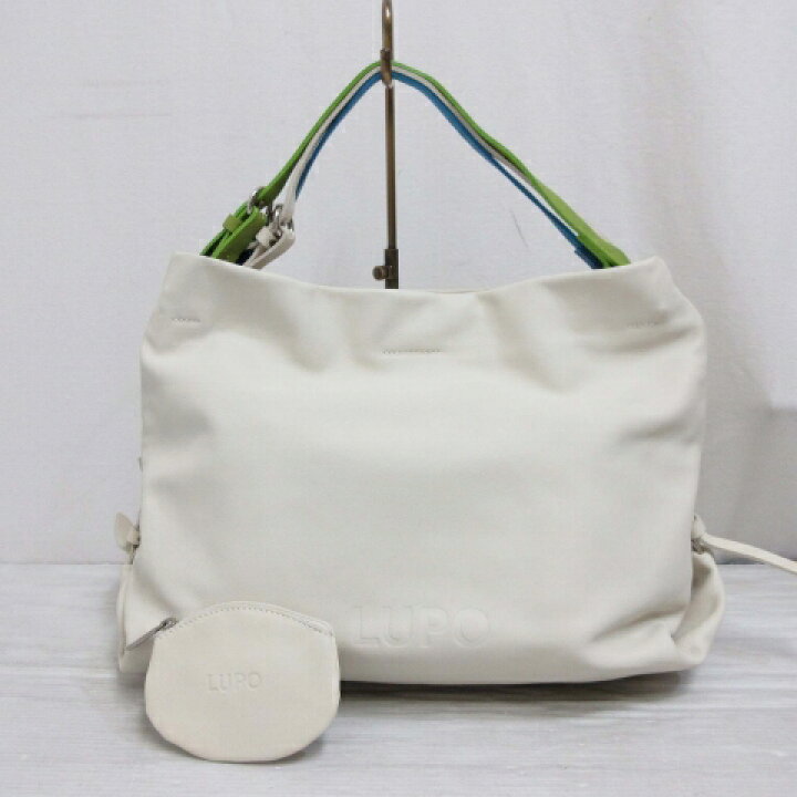 楽天市場】【中古】未使用品 ルポ LUPO レザー ハンド トート バッグ 