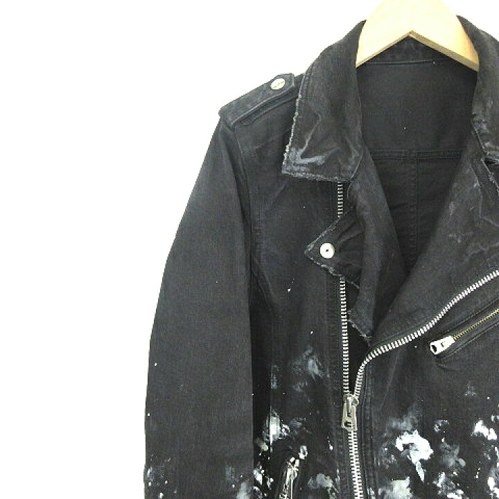 楽天市場】【中古】シヴァーライズ CIVARIZE 加工デニムライダース 