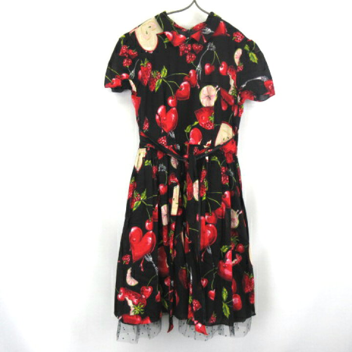 楽天市場】【中古】ミルク MILK ラブベリーdress 総柄 ワンピース 半袖  