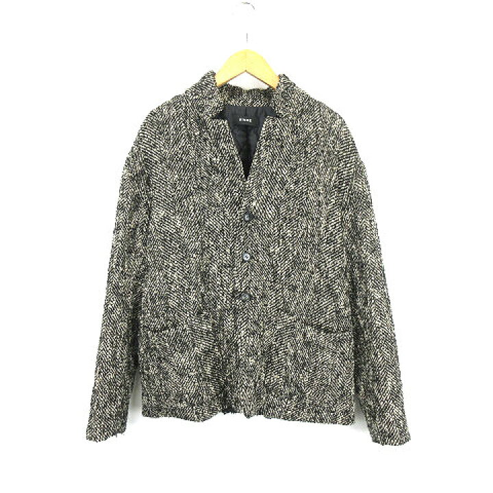 楽天市場】【中古】シンメ SINME パテッドジャケット SK02-2 黒 