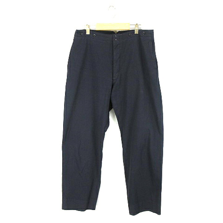 楽天市場】【中古】コモリ COMOLI 製品染 バック ストラップ パンツ 