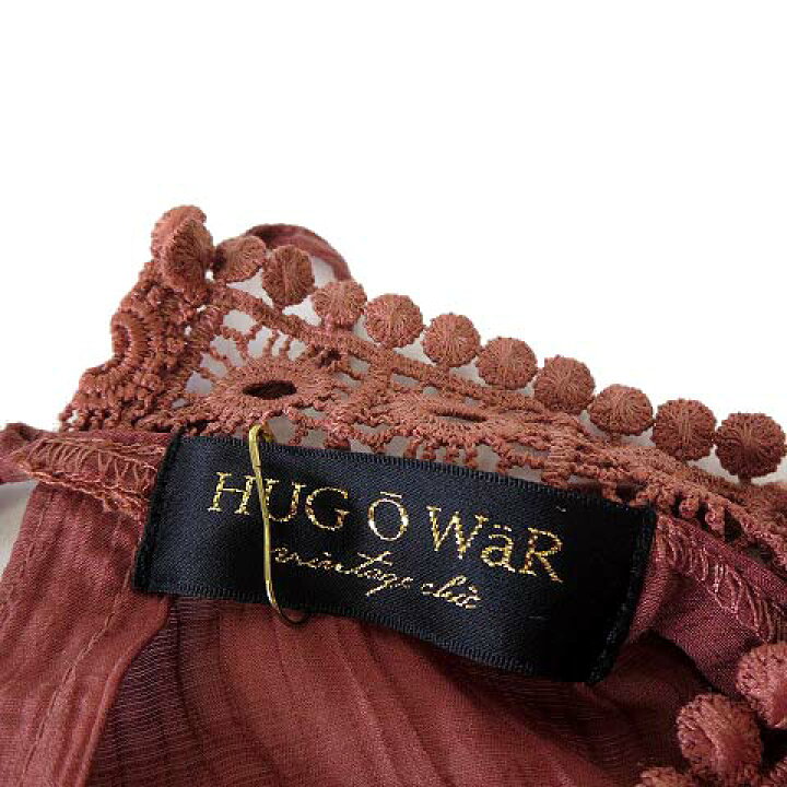 楽天市場】【中古】未使用品 ハグオーワー HUG O WaR ブラウス シャツ 