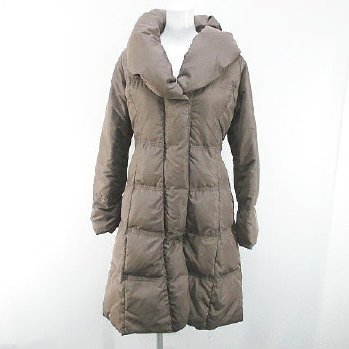 楽天市場】【中古】ペカ PECA ダウンコート ロング丈 比翼 S 茶系 