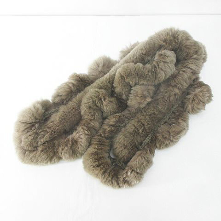楽天市場】【中古】ムーンバット MOONBAT 毛皮 ファー ティペット 