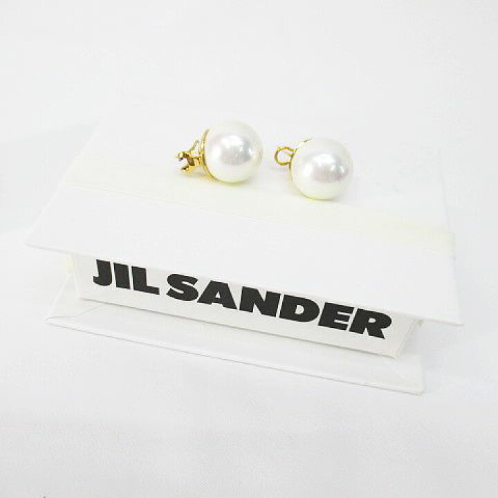楽天市場】【中古】ジルサンダー JIL SANDER パールピアス ホワイト 白 