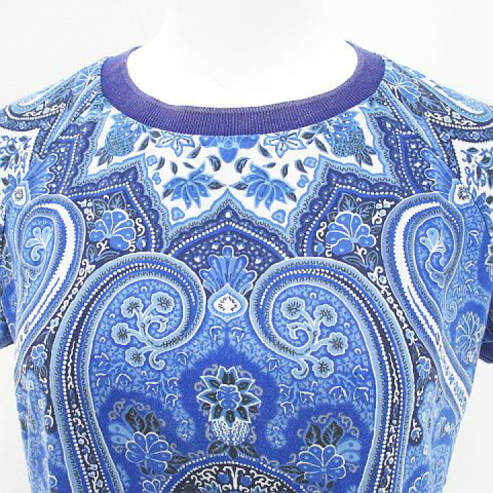 楽天市場】【中古】エトロ ETRO ペイズリー柄 半袖 Tシャツ カットソー 