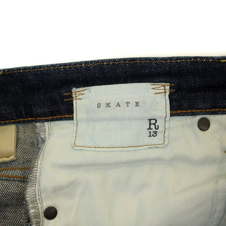 楽天市場】【中古】アールサーティーン R13 スケート SKATE デニム 
