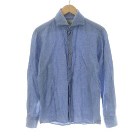 【中古】オリアン ORIAN デニムディヴィジョン DENIM DIVISION デニムシャツ シャンブレー 長袖 インディゴ ■GY99 /SI19 メンズ 【ベクトル 古着】 230908