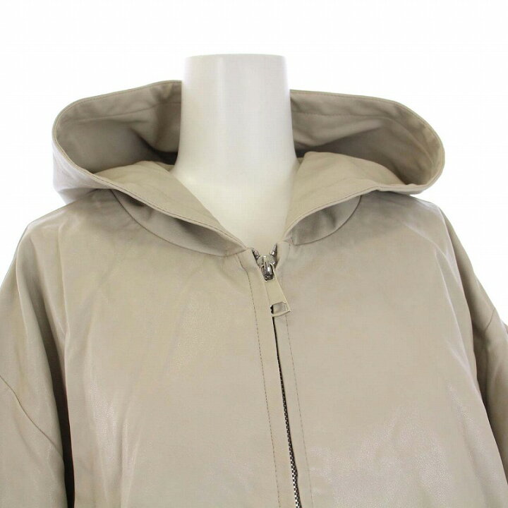 楽天市場】【中古】マチャット MACHATT エコレザーフーディジャケット  