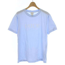 【中古】PATOU オーガニックコットン パトゥロゴTシャツ 半袖 クルーネック S 水色 /DK レディース 【ベクトル 古着】 231030