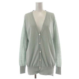 【中古】アパルトモン ドゥーズィエムクラス L'Appartement DEUXIEME CLASSE 21SS Knit Cardigan ニットカーディガン 長袖 F ブルー 21080560204810 /YI5 レディース 【ベクトル 古着】 231127