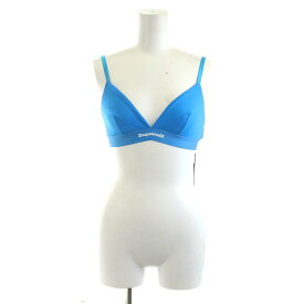 【中古】未使用品 ディースクエアード DSQUARED2 TRIANGLE BRA ビキニ 水着 ロゴ 1 S 水色 ライトブルー /AN15 ■GY29 レディース 【ベクトル 古着】 240118