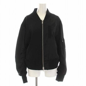 【中古】ファーファー furfur 21AW レースアップMAー1ブルゾン ジャケット ジップアップ アウター F 黒 ブラック /YM レディース 【ベクトル 古着】 240129