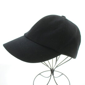 【中古】メゾンドリリス La Maison de Lyllis キャップ 野球帽 帽子 ウール F 黒 ブラック /KU レディース 【ベクトル 古着】 240221