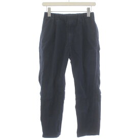 【中古】ノンネイティブ nonnative DWELLER EASY PANTS ANKLE CUT C/P OXFORD STRETCH ドゥエラーイージーパンツアンクルカットC/Pオックスフォードストレッチ スラックス ウエストゴム 1 S 紺 ネイビー NN-P37101 /BB メンズ 【ベクトル 古着】 240209