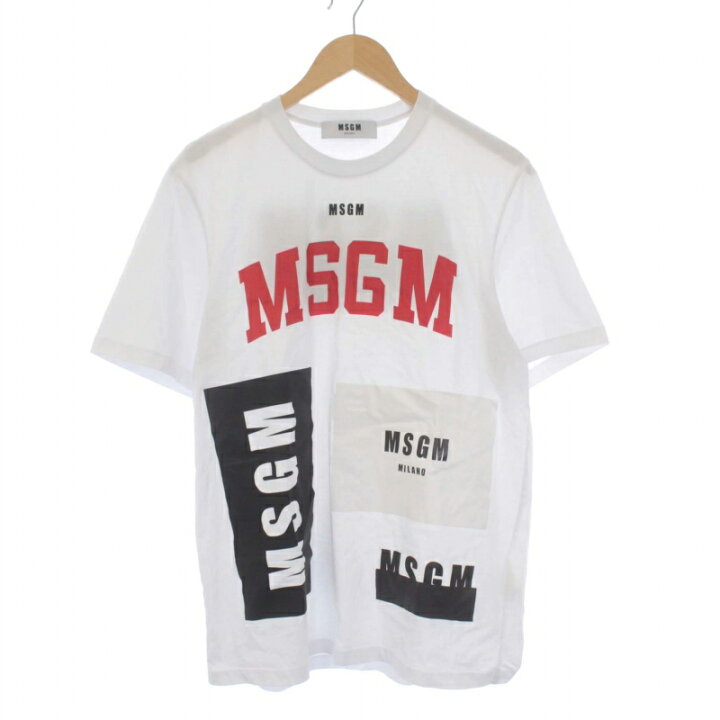 楽天市場】【中古】エムエスジーエム MSGM Tシャツ カットソー 半袖  
