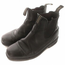 【中古】ブランドストーン Blundstone サイドゴア ブーツ ショートブーツ レザー UK7 25.5〜26cm 黒 ブラック /☆G メンズ 【ベクトル 古着】 240229