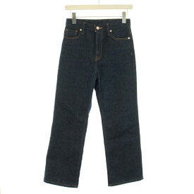 【中古】アパルトモン ドゥーズィエムクラス L'Appartement DEUXIEME CLASSE 23AW インディゴデニム INDIGO DENIM デニムパンツ ジーンズ ジップフライ 25 XS 紺 ネイビー /YT レディース 【ベクトル 古着】 240308