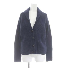 【中古】ブルックスブラザーズ BROOKS BROTHERS RED FLEECE カーディガン ニット 長袖 S 紺 ネイビー /HK レディース 【ベクトル 古着】 240402