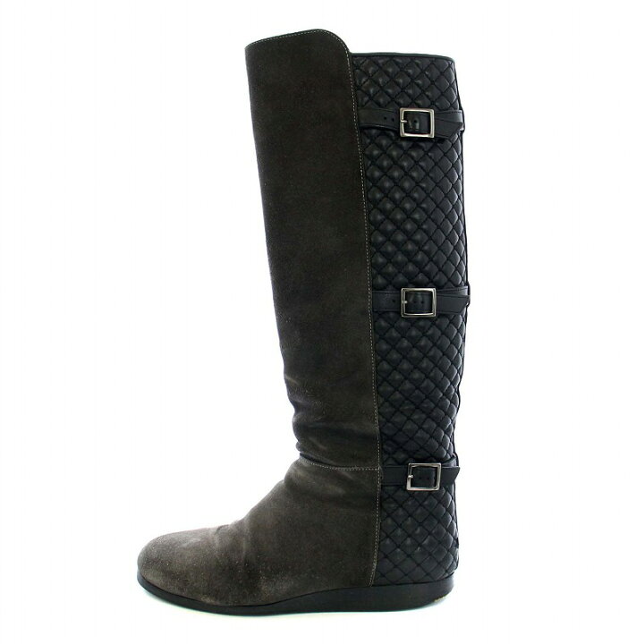 楽天市場】【中古】ジミーチュウ JIMMY CHOO ロングブーツ スエード 