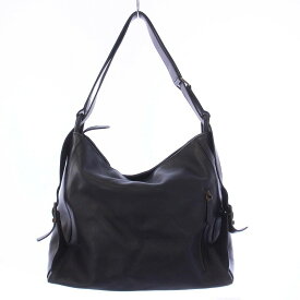 【中古】マザーハウス MOTHERHOUSE レザー ワンショルダーバッグ 黒 ブラック /KH レディース 【ベクトル 古着】 250123