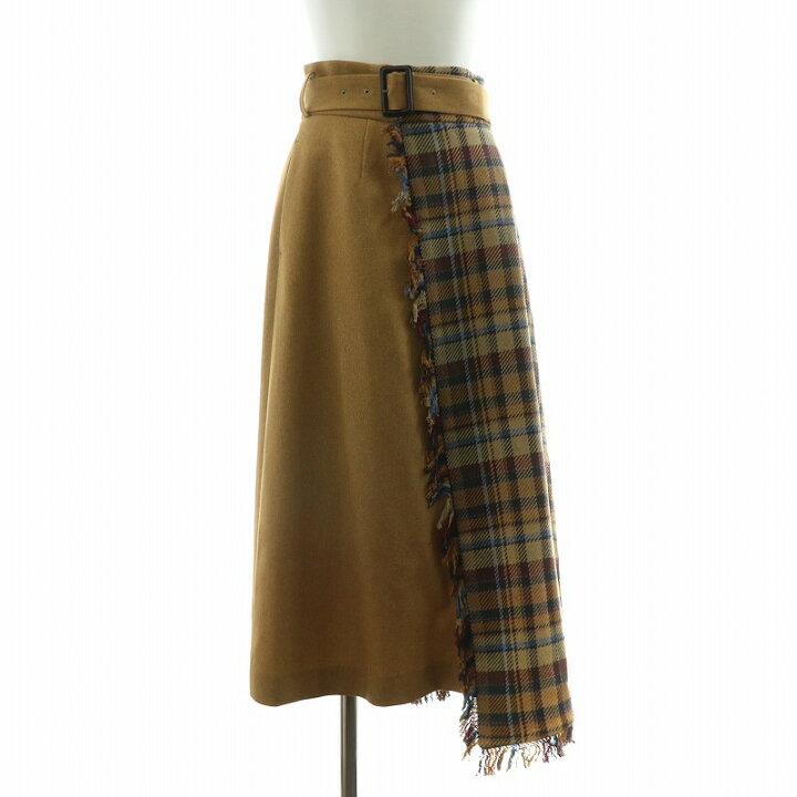 楽天市場】【中古】ラブレス LOVELESS フレアスカート ロング チェック  