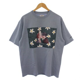 【中古】TYPE-01 elephant TRIBAL fabrics Tシャツ カットソー 半袖 クルーネック プリント S 水色 /BM メンズ 【ベクトル 古着】 250903