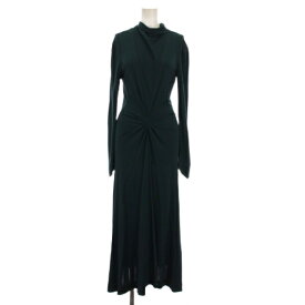 【中古】未使用品 フミカ ウチダ FUMIKA_UCHIDA ロングワンピース マキシ丈 長袖 34 緑 ダークグリーン FU-I-0P001 /YM レディース 【ベクトル 古着】 251014