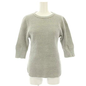 【中古】フミカ ウチダ FUMIKA_UCHIDA サーマル7分袖カットソー ワッフルカットソー M グレー FU-D-061 /HN レディース 【ベクトル 古着】 251024