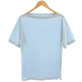 【中古】フミカ ウチダ FUMIKA_UCHIDA Tシャツ カットソー ボートネック 半袖 M 水色 ライトブルー FU-J-CT001 /HN レディース 【ベクトル 古着】 251023