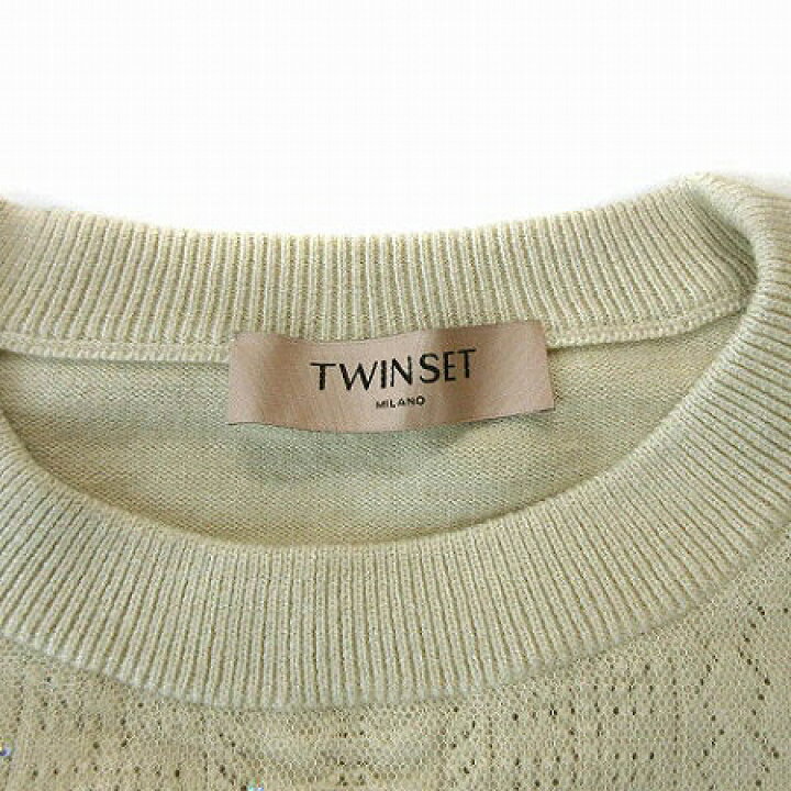 楽天市場】【中古】ツインセット TWINSET ニット セーター チュール 