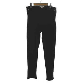 【中古】ジバンシィ GIVENCHY ストレッチ パンツ レギパン ジップ ブラック 黒 40 レディース 【ベクトル 古着】 240316