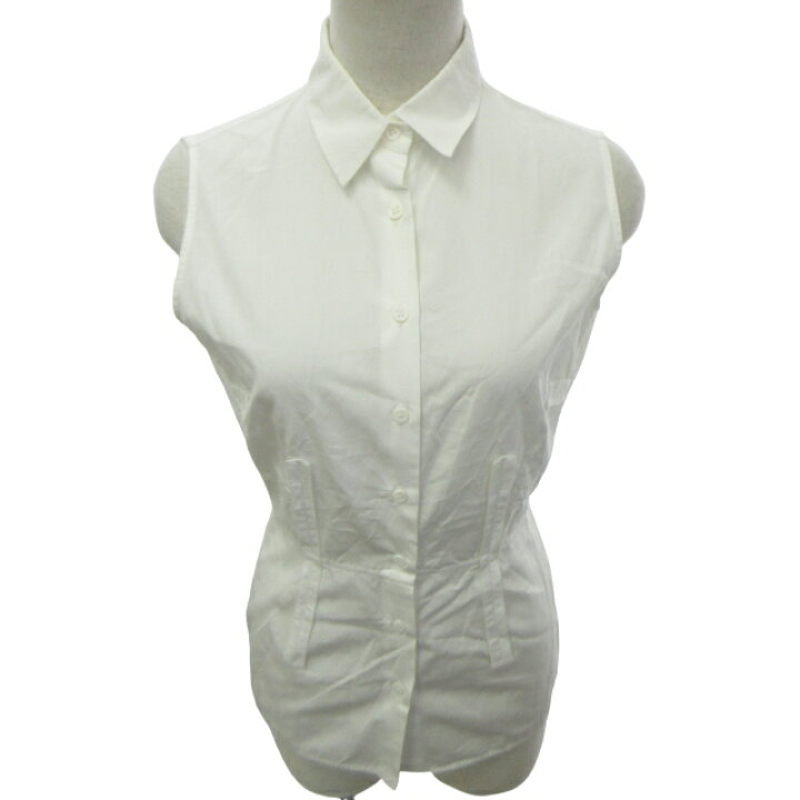 JIL SANDER ジルサンダー ブラウス 34(XXS位) 白 【古着】【中古  