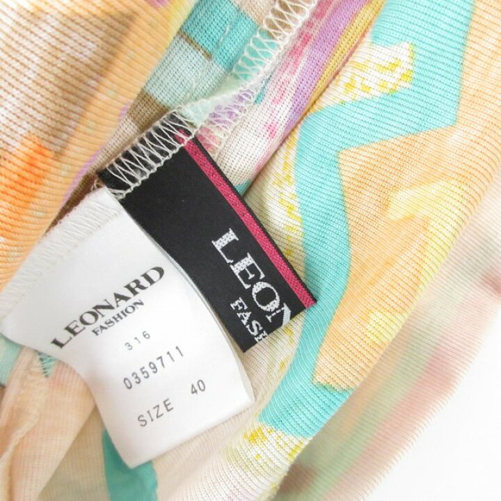 楽天市場】【中古】レオナール LEONARD FASHION チュニック ワンピース 
